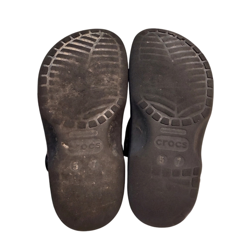 Black Crocs with Charms - Picture 2 of 2